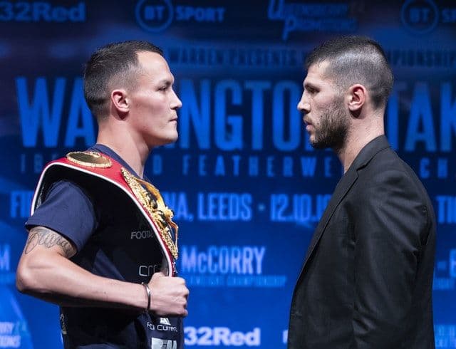 Warrington Takes On Takoucht In IBF World Title Defence