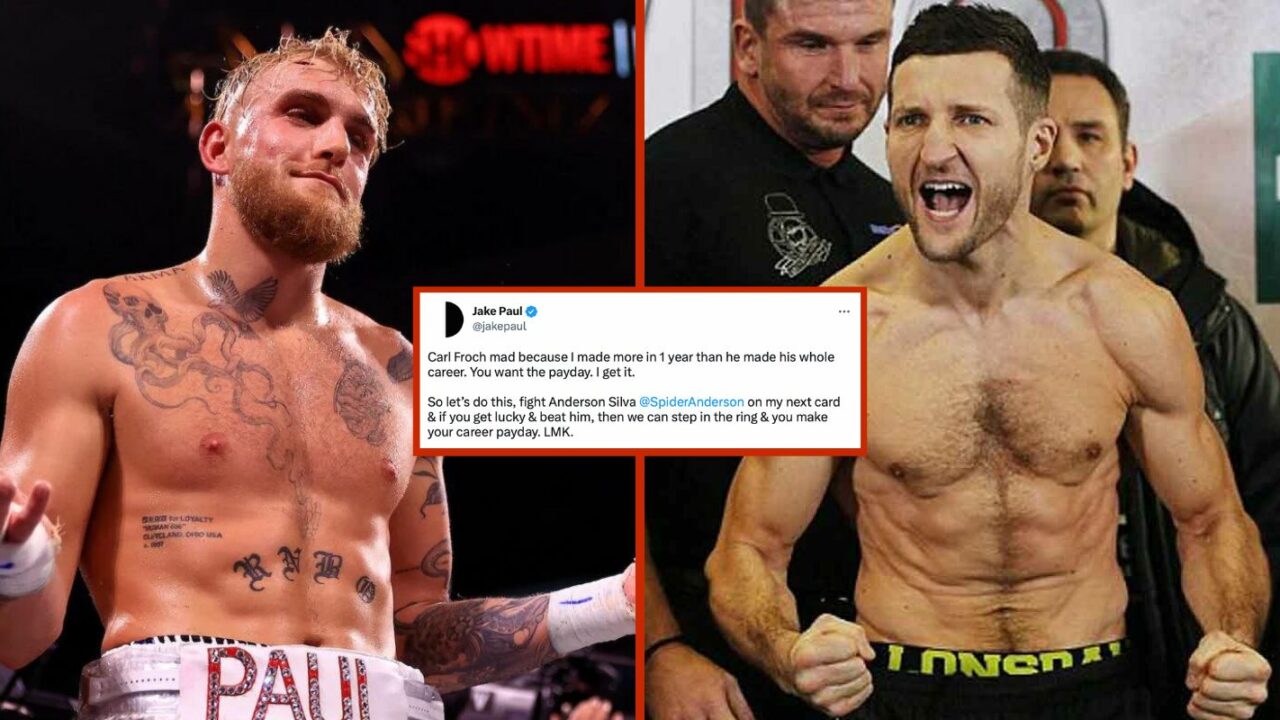 Jake Paul Offers Carl Froch Two Fight Deal For 'Career Highest Payday'