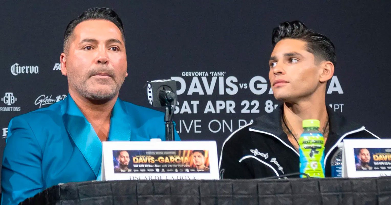 Oscar De La Hoya's Brutal Reaction To Ryan Garcia Training With Floyd ...