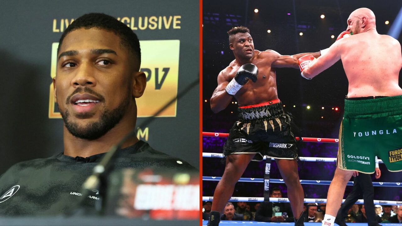 Anthony Joshua Reveals How He Scored Fury-Ngannou: “He Looked Like A Fat Slob”