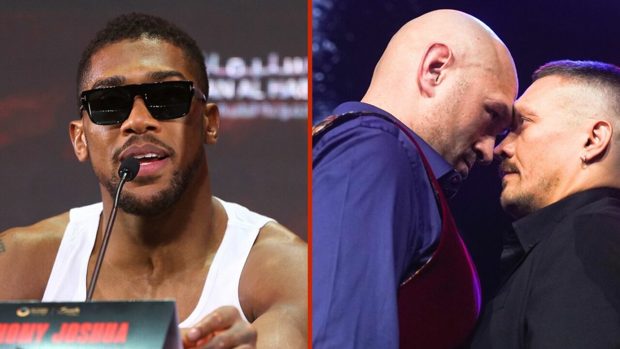 Anthony Joshua Makes Tyson Fury-Oleksandr Usyk Prediction: “He’s Top Tier”